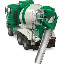 baltas cementas - Bruder Man TGA Concrete Mixer 02739, balta/žalia - 2 nuotrauka