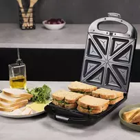 sandwich maker - Cecotec Rock'nToast Family 3in1 Juodas (Black) - 4 nuotrauka