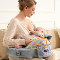 pagalve memory - MOMCOZY COZYPRO maitinimo pagalvė, Pilkas (Grey) - 6 nuotrauka