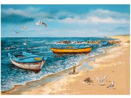 puzzle castorland - Castorland Morning at the Seaside B-53919, 500 det. - 3 nuotrauka