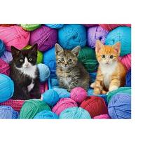 puzzle castorland - Castorland Kittens in Yarn 030477, 300 det. - 2 nuotrauka