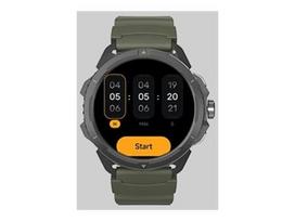 smart laikrodi - myPhone Hammer Watch 2 Military Edition Juodas (Black) - 2 nuotrauka