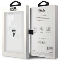 magsafe deklas s24 ultra - Samsung Galaxy S24 Ultra Karl Lagerfeld IML Ikonik MagSafe dėklas Skaidrus (Transparent) - 2 nuotrauka