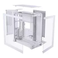 white glass - Phanteks NV7 E-ATX, skaidri/balta - 9 nuotrauka