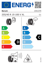 padangos r19 255 40 ziemines - Barum Polaris 5 255/40 R19 100V XL - 2 nuotrauka