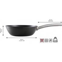 anglies plieno skottsberg keptuve - Skottsberg Wok 532662, 28 cm, anglies plienas - 2 nuotrauka