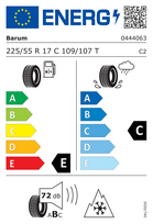 ziemines padangos 225 55 r17 - Barum SnoVanis 3 225/55R17C 109 T - 2 nuotrauka