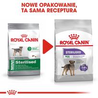 royal canin mini adulto 8 - ROYAL CANIN CCN Mini Sterilised sausas maistas suaugusių mažų, sterilizuotų veislių 8 kg šunims + Royal Canin tašė - 4 nuotrauka