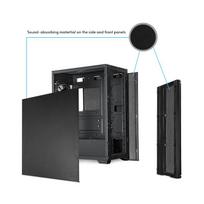 kompiuterio korpusas case - Chieftec AS-02B-OP kompiuterio korpusas „Midi Tower“ Juoda - 2 nuotrauka