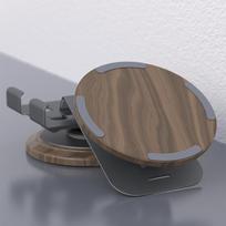 0 laipsniu laikiklis - Dudao F17M 360° metalinis telefono stovas - Pilkas (Gray) - 7 nuotrauka