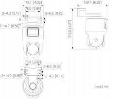 8mp kamera - Dahua IPC-PTS1439B-E2-S-PV-0360B Juoda (Black) - 4 nuotrauka