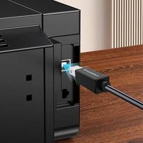 usb c usb b kabelis - Wozinsky WKDDY1S USB-B į USB-C kabelis 1m - Juodas (Black) - 8 nuotrauka