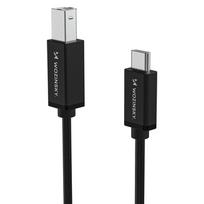 usb c usb b kabelis - Wozinsky WKDDY1S USB-B į USB-C kabelis 1m - Juodas (Black) - 9 nuotrauka