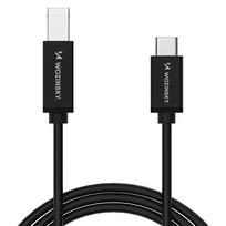 usb c usb b kabelis - Wozinsky WKDDY1S USB-B į USB-C kabelis 1m - Juodas (Black) - 10 nuotrauka