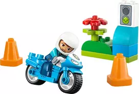 lego police - LEGO DUPLO Town Mėlyna motocykl policyjny 10471 - 8 nuotrauka