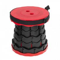 taburetes ir - Sulankstoma turistinė kėdė Telescopic, juoda/raudona (Black/Red) - 6 nuotrauka