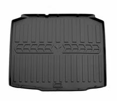 Guminis bagažinės kilimėlis SKODA Fabia II 5J 2007-2014 (universal) black /6020131