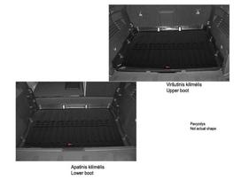 subai dali - Guminis bagažinės kilimėlis Nissan Ariya FE0 2022, lower trunk, with sub - 2 nuotrauka