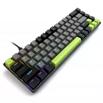 medus - Media-Tech Red Core MX60 MT1260 Mechaninė Klaviatūra 60%, Juoda-Zalia (Black-Green) - 4 nuotrauka