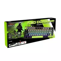 medus - Media-Tech Red Core MX60 MT1260 Mechaninė Klaviatūra 60%, Juoda-Zalia (Black-Green) - 7 nuotrauka