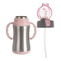 vaikiskos gertuves - Vaikiškas Termo puodelis , rožinis- 300 ml - 4 nuotrauka
