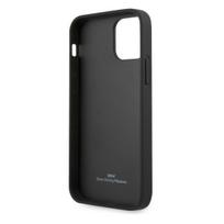telefonas iphone pro max 12 - BMW "BMHCP12LRSWPK Signature Leather Lower Stripe iPhone 12 Pro Max" Black - 3 nuotrauka