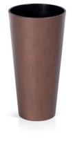 plienas vazonai -  Plastikinis lauko vazonas TUBUS SLIM, vazono skersmuo 25 cm. - 3 nuotrauka