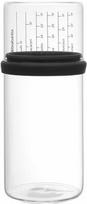 Pirkti Brabantia 290282 Glass Storage Jar with Measuring Cup 1l Dark Grey - Photo 1
