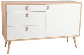 Komoda Home4you Helena White/Oak