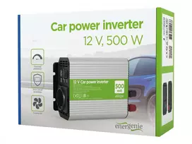 inverteris 500w - POWER INVERTER CAR 12V 500W/EG-PWC500-01 GEMBIRD - 2 nuotrauka