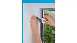 nuo uodu langu tinklelis - Apsauginis tinklelis langams nuo vabzdžių TESA COMFORT juodas 1,3mx1,5m - 4 nuotrauka