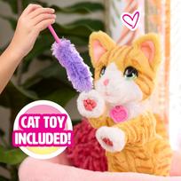 interaktyvus kates zaislas - Hasbro FURREAL Interaktyvi letenėlėmis minkanti katytė Bella (ruda) - 2 nuotrauka
