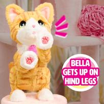 interaktyvus kates zaislas - Hasbro FURREAL Interaktyvi letenėlėmis minkanti katytė Bella (ruda) - 4 nuotrauka
