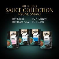 sheba - Šlapias kačių maistas Sheba Sauces, lašiša/tunas/menkė, 3.4 kg - 4 nuotrauka