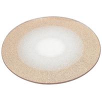 stiklines su padekliukais - Stiklinė žvakidė PLATE, aukso sp., 20 cm - 3 nuotrauka
