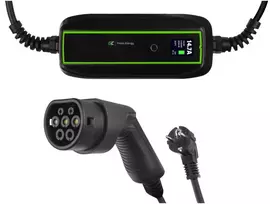 elektromobil stotele - Green Cell EV16 Įkrovimo stotelė 3,6 kW, 10/16 A, 6,5 m, Juoda (Black) - 2 nuotrauka