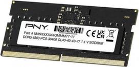 operatyvioji atmintis ram so dimm - PNY 16GB DDR5 4800 SO-DIMM MN16GSD54800-SB - 4 nuotrauka