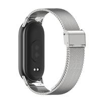 xiaomi mi 10 - Tech-Protect watch strap MilaneseBand Xiaomi Smart Band 8, silver | 9490713935170 - 3 nuotrauka