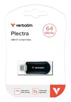 usb 64gb usb 3.2 - Pendrive Verbatim Plectra 64GB USB-C juodos spalvos 30224 - 5 nuotrauka