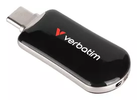 usb 64gb usb 3.2 - Pendrive Verbatim Plectra 64GB USB-C juodos spalvos 30224 - 6 nuotrauka