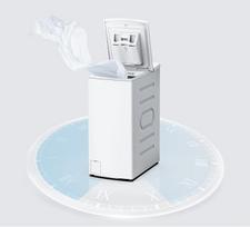 wash machine - Midea MF100T60B/W-HR Balta (White) - 5 nuotrauka