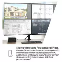 ai 395 - HP Z2 Mini G1a Workstation B76Q7ET ,  AMD Ryzen AI Max Pro 395 ,  128GB RAM ,  2TB SSD ,  AMD Radeon 8060S ,  Windows 11 - 12 nuotrauka