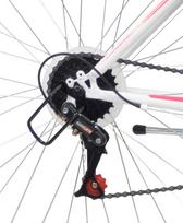 ermitazas - Dviratis Bottari Oklahoma Good Bike White Pink, 18", 26" - 5 nuotrauka