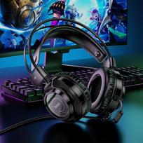 ausines 2.5mm - Hoco W110 Juodas (Black) Laidinės Ausinės su Mikrofonu žaidimams - 3 nuotrauka