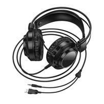 ausines 2.5mm - Hoco W110 Juodas (Black) Laidinės Ausinės su Mikrofonu žaidimams - 5 nuotrauka
