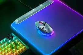 razer pro mouse - Razer Basilisk V3 Pro 35K Wireless Phantom Baltas (White) - 6 nuotrauka