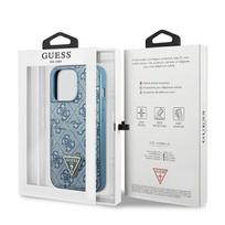 iphone 13 telefono deklas guess - Dėklas GUESS GUHCP13LP4TPB IPHONE 13 PRO / 13 6.1 "Mėlynas / Mėlynas HARDCASE 4G TRIANGLE CARDSLOT LOGO - 2 nuotrauka