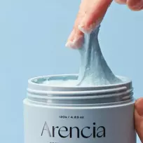 veido prausiklis - Arencia Fresh Blue Hyssop Rice Mochi Cleanser, 120 g - 2 nuotrauka