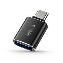 otg adapter usb c - Tech Protect USB-C (vyriškas) / USB-A (moteriškas) OTG adapteris - juodas - 2 nuotrauka