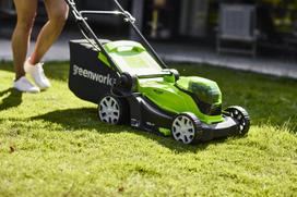 vejapjoves greenworks - Greenworks G24X2LM41, 41 cm - 4 nuotrauka